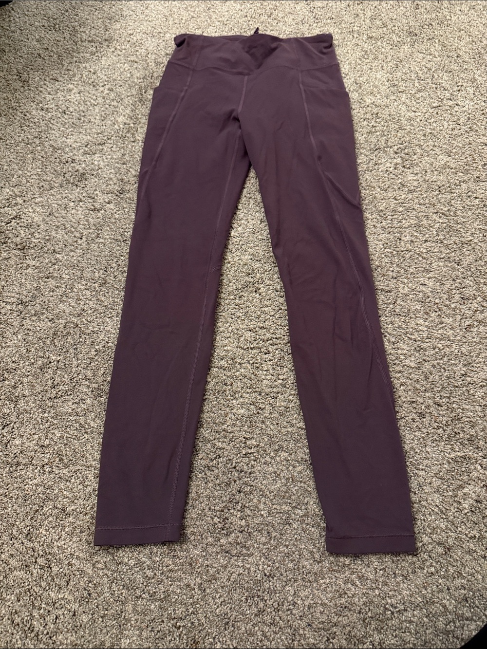 Athleta Girl High Rise Stash your Treasures right legging XL/14 Plum Purple